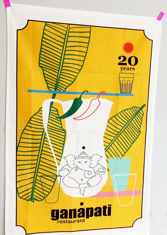 ganapati tea towel